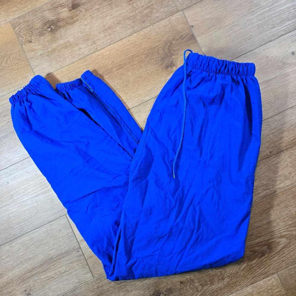 Vintage Birdie Richard Leslie Golf Pants Men’s XL Blue 90s Windbreaker Baggy Jog